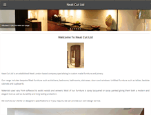 Tablet Screenshot of neatcutjoinery.com